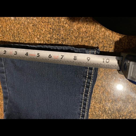 Red Rivet bell bottom jeans sz 7 - Picture 10 of 11